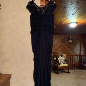 Adrianna Papell formal dress. Size 12. Navy Blue.